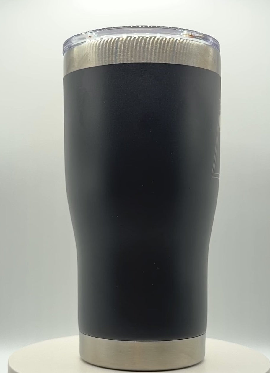 Classic Audi S4 emblem engraved on 20oz tumbler